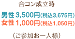 �祳�󳫺ŷ�����ˤ����ä�����ͤˤĤ�����3,500�ߡ�����1,000��