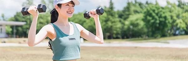 休日を楽しむ女性