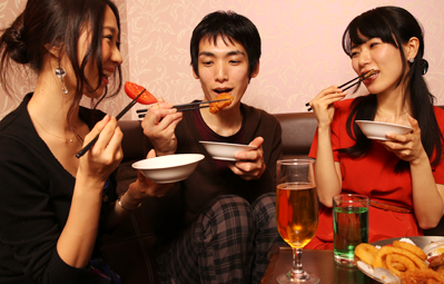 合コンでの食事