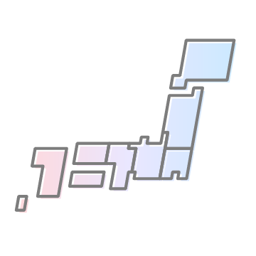 日本地図のイラスト